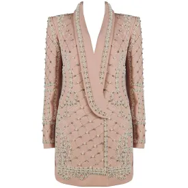 Polly Long Sleeve Pearl Embellished Jacket