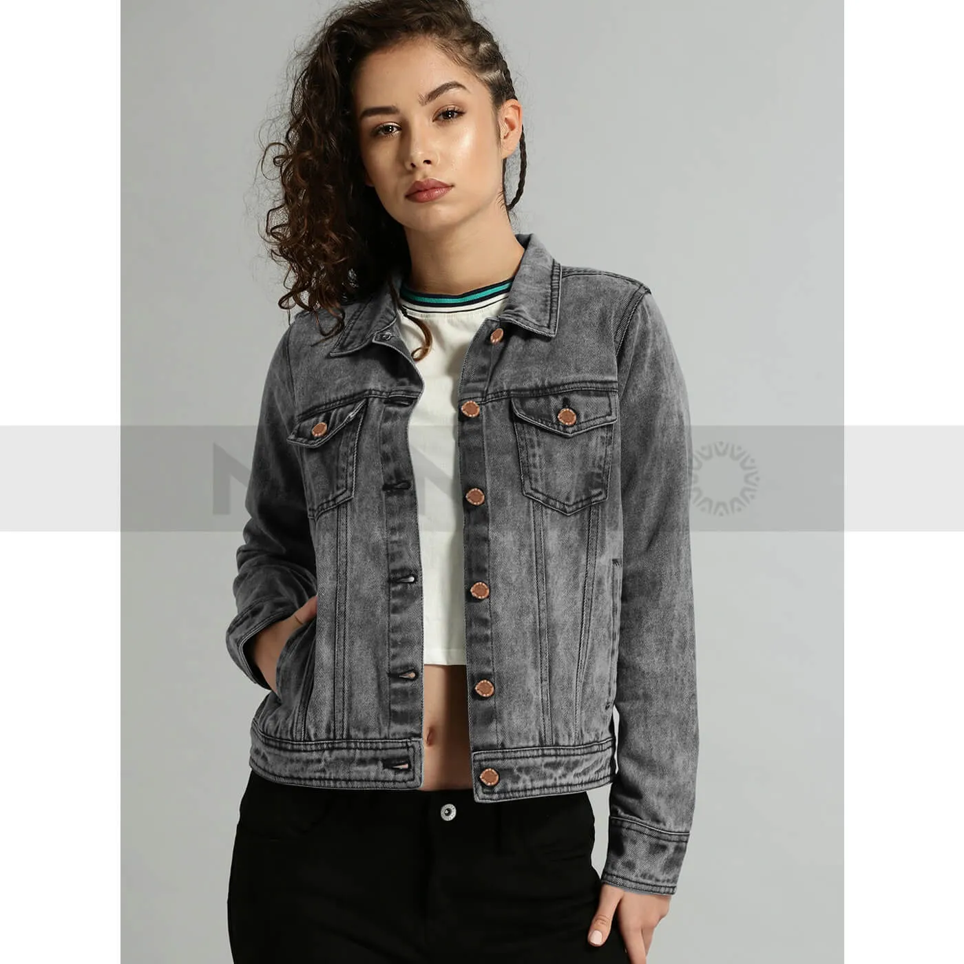 RVW Grey Denim Jacket