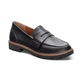 Women 's Aetrex Collette Arch Support Loafer Color: Black