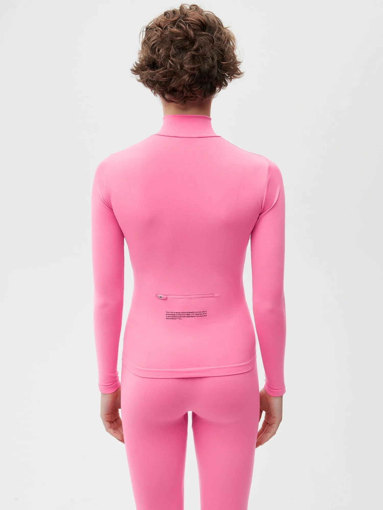 Women’s Activewear 2.0 Long Sleeve Zipped Top—watermelon pink