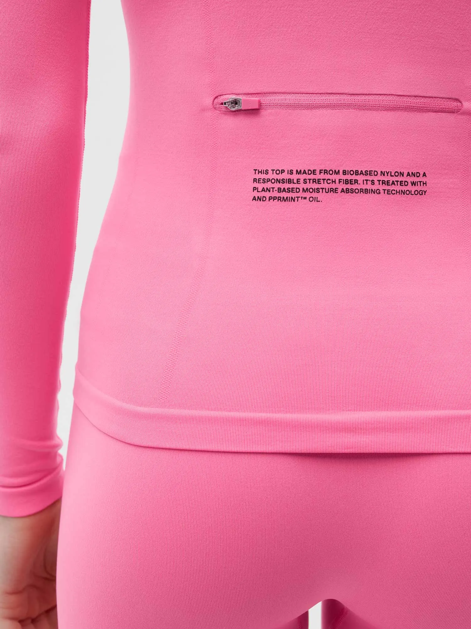 Women’s Activewear 2.0 Long Sleeve Zipped Top—watermelon pink