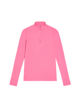 Women’s Activewear 2.0 Long Sleeve Zipped Top—watermelon pink