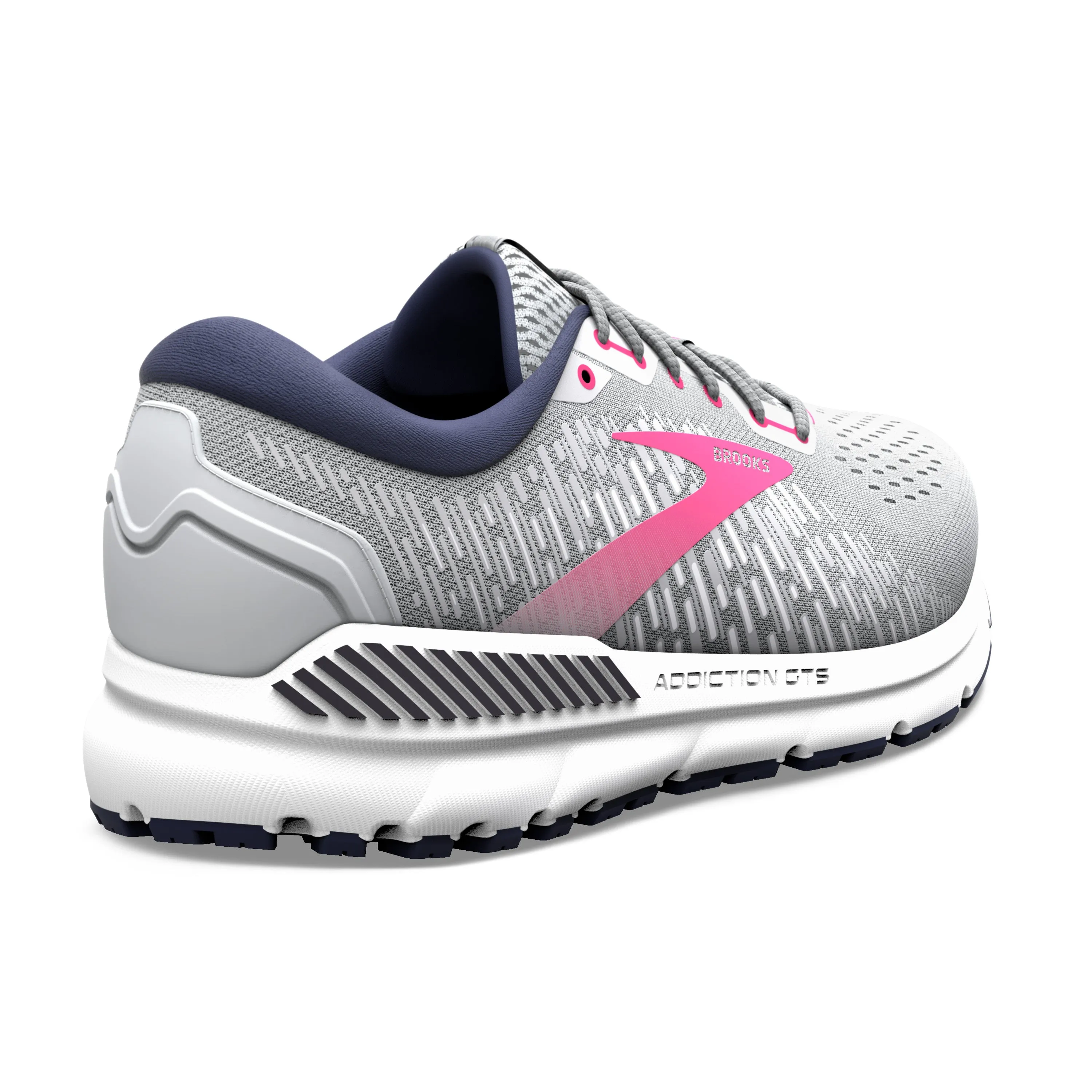 Women's Brooks Addiction GTS 15 Color: Oyster/Peacoat/Rose (EXTRA WIDE WIDTH)