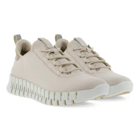 Women's Ecco Gruuv Sneaker Color: Limestone/Powder