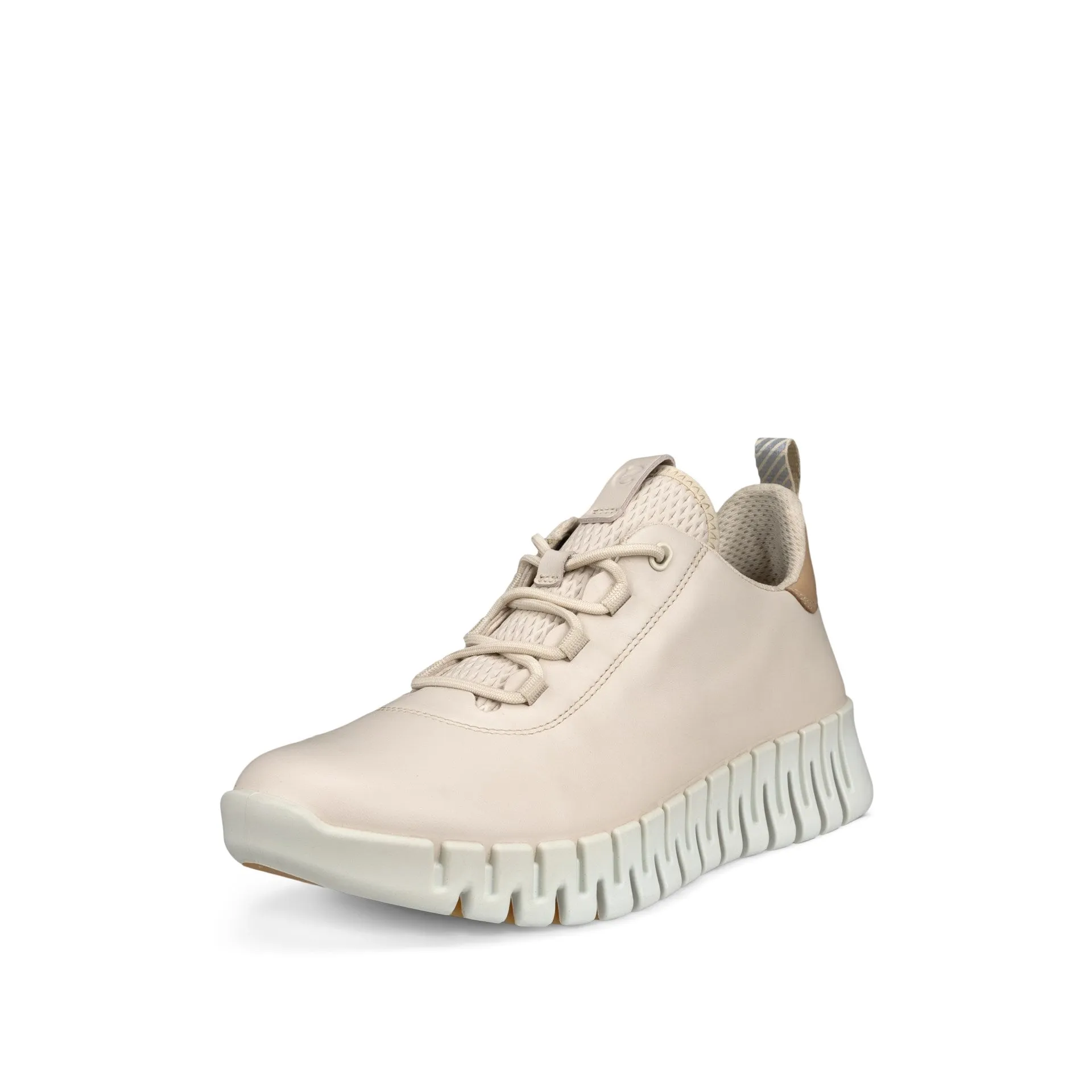 Women's Ecco Gruuv Sneaker Color: Limestone/Powder