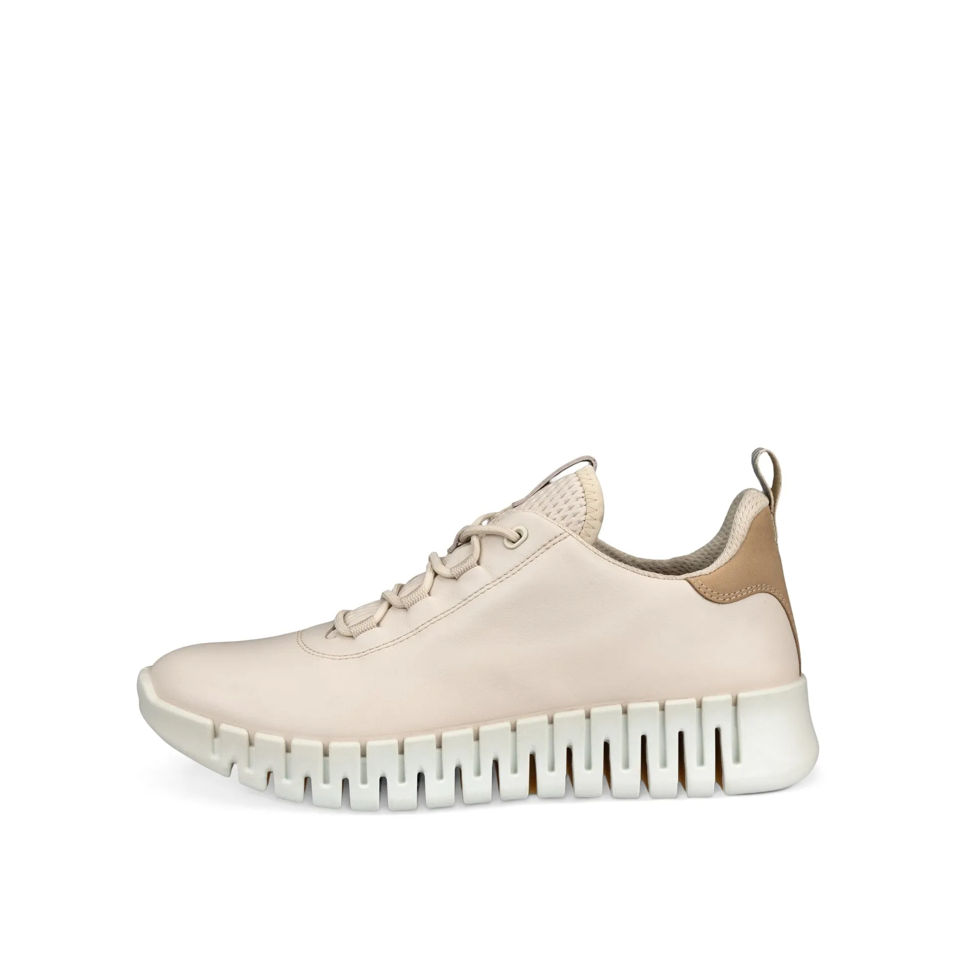 Women's Ecco Gruuv Sneaker Color: Limestone/Powder