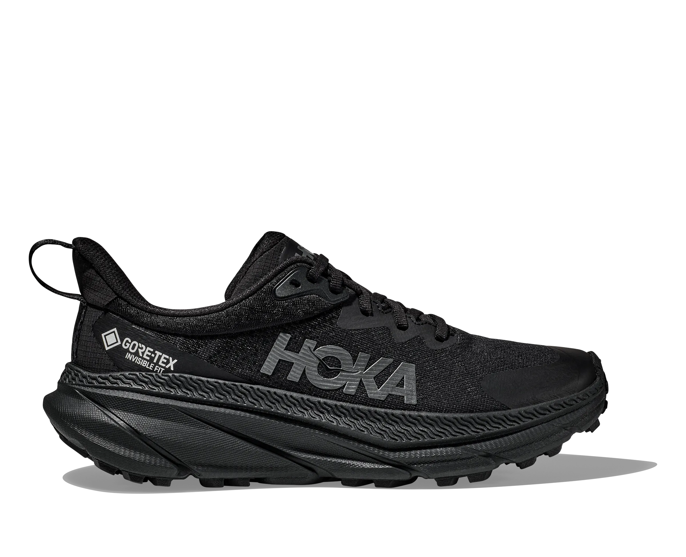 Women's Hoka Challenger 7 GTX Color: Black/Black