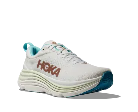 Women's Hoka Gaviota 5 Color: Frost / Rose Gold (WIDE WIDTH)